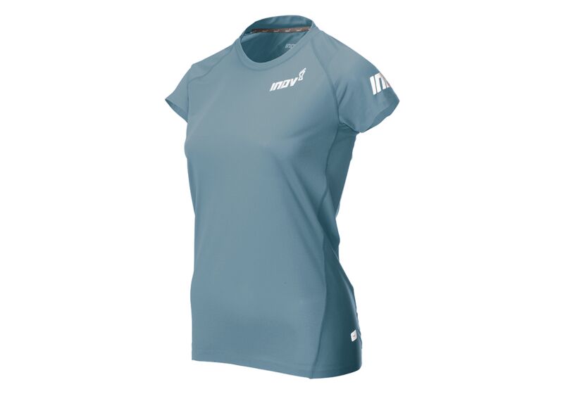 Inov-8 Base Elite Short Sleeve Base Layer Dam Blå Grå Sverige KFLP51047